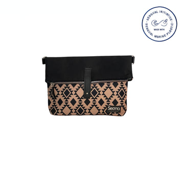 Sac BRICKY - MOTIF NOIR & BEIGE