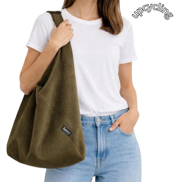 Borsa ORIGAMI - VELLUTO VERDE