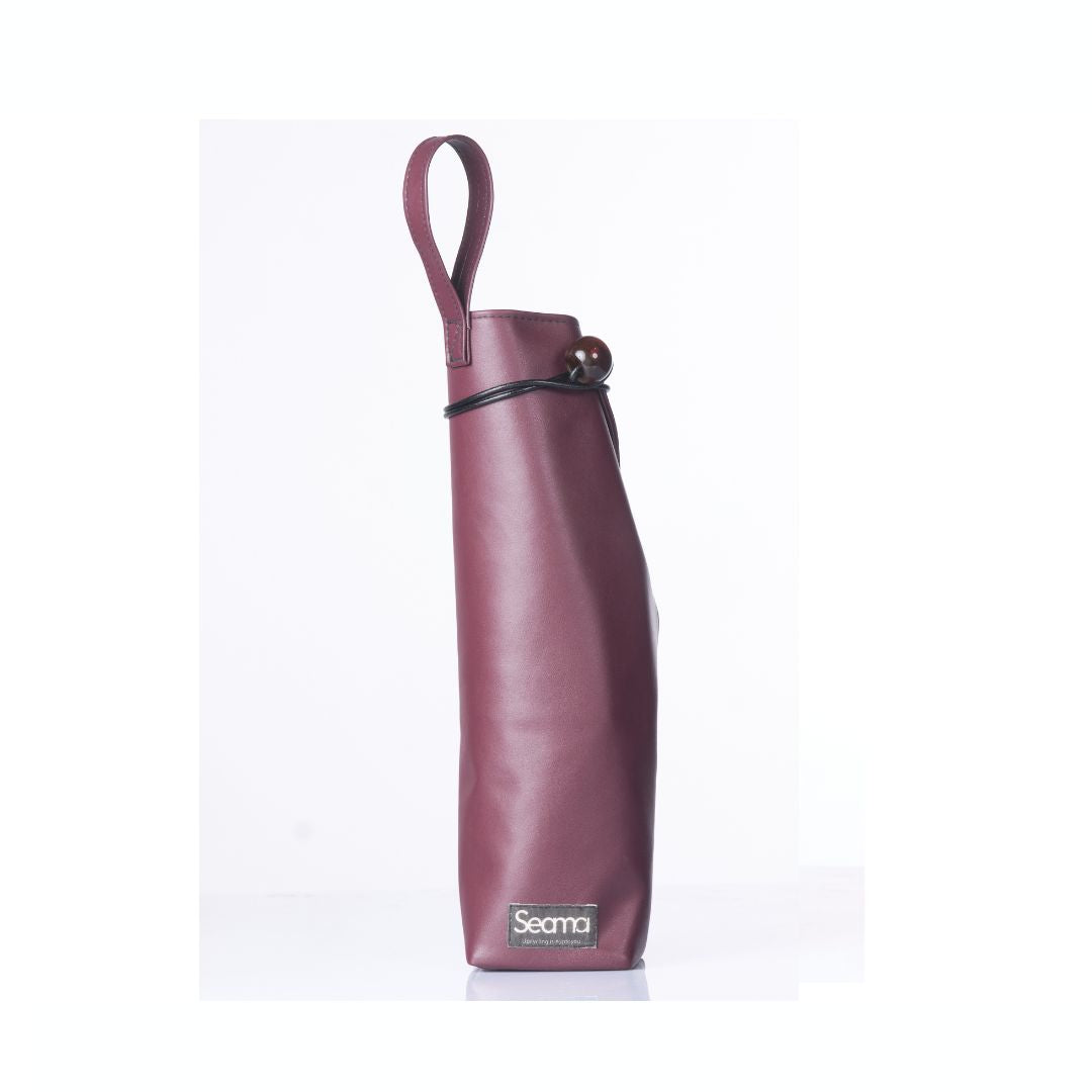 THE WINE JACKET BURGUNDY bottle holder