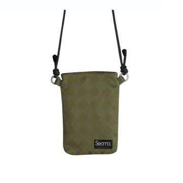 Fabric Cell Phone Holder - OLIVE DIAMOND